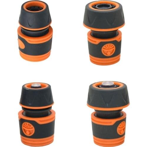 1/2 3/4 inch Garden hose quick connector 16mm 20mm hose Car wash water gun Water stop connector fitting 25pcs