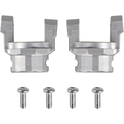 1 Pair Aluminum Alloy Front C-Hub Carrier Set for 1:10 RC Crawler Car Axial RR10 Wraith Off Road Upgrade Part