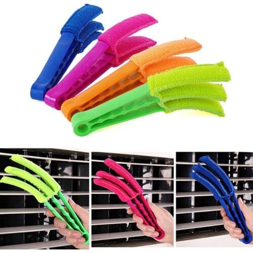 1pc Clean Brushes Duster Cleaner Automotive Air Vent Cleaning Brush Dust Blinds Sponge Air Conditioning Laptop Cleaning