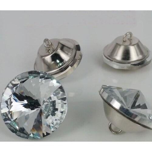 20mm Satellite Glass Crystal Buttons For Sofa Decorations Glass diy Furniture Accessories