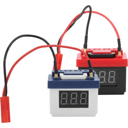 Simulation Battery Low Voltage Alarm Accessory Part Fit for SCX10/TRX4 1/8 1/10 RC Car Model