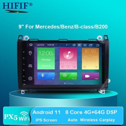 New 9" Android 10 Car Stereo Head Unit GPS auto Radio Carplay For Mercedes Benz B200 W169 A160 Viano Vito 3G WIFI Touch Screen