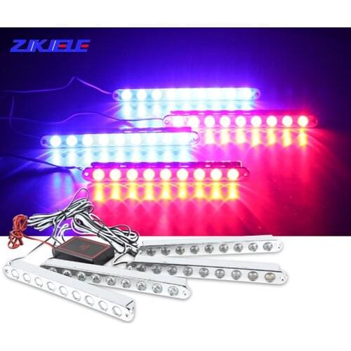 Wireless Car Strobe Warning Lamp Grill Deck Flashing Breakdown Emergency Light Truck Trailer Beacon LED Side Light For Vehicle