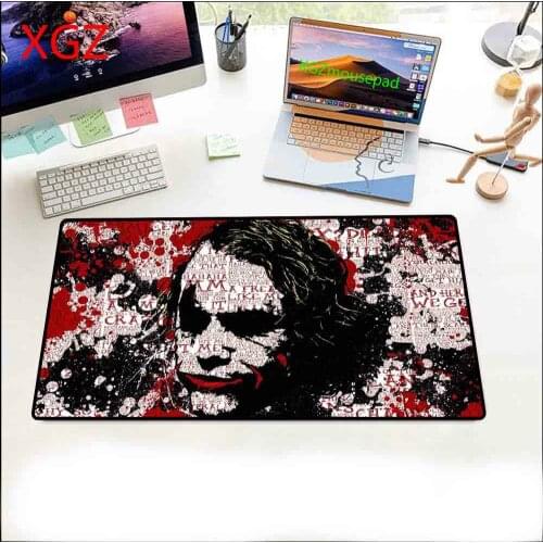 XGZ Large Mouse Pad Mr. Clown Movie Pattern Animation Mouse Pad Computer Notebook Home Office Game Mouse Pad Non-slip Desk Mat