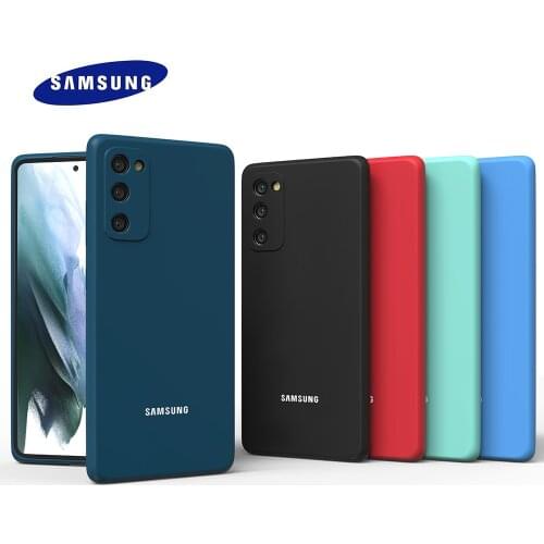 Samsung Galaxy S20FE S20 Ultra Plus Case Soft Liquid Silicone Back Shell Camera Protection For S 20+ 20Ultra TPU Phone Cover