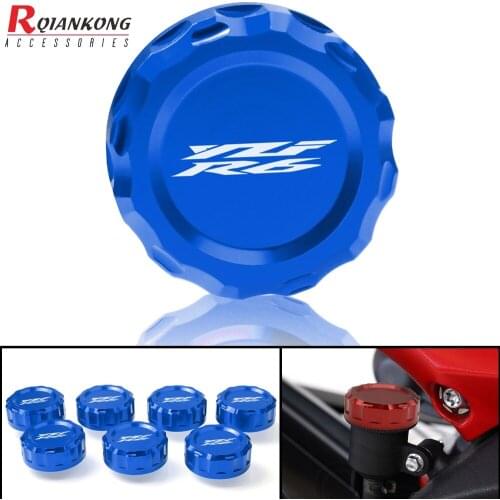 FOR Yamaha YZF-R6 YZFR6 YZF R6 2005-2014 2010 2011 2012 2013 CNC Motorcycle Front Brake Master Cylinder Reservoir Oil Cap Cover