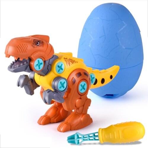 Take Apart Dinosaur Toys for Kids - Building Dino Egg Play Kit with Screwdriver U7EE