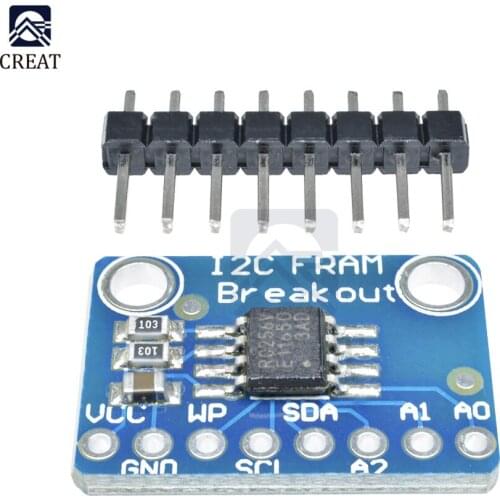 MB85RC256V 32KB FRAM Breakout Board Memory IC Development Tool For IoT Sensor Portable Wearable Device Non-Volatile