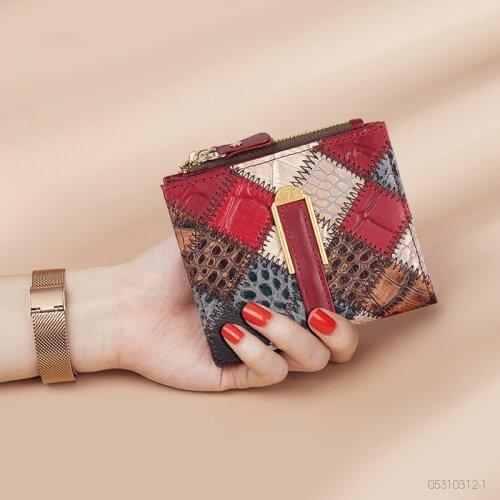 Cobbler Legend New Wallet Fashion Genuine Leather Ladies Coin Purse Female Small Female Short Money Bag Girls Card Holder Clutch