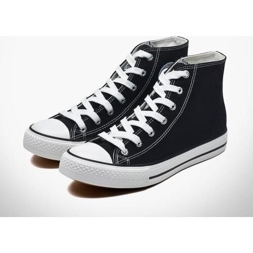 Men and women shoes high shaft couple casual sports canvas shoes white shoes summer canvas boots shoes for summer and spring