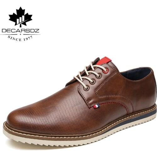 Men Casual Shoes 2021 New Autumn Leisure Leather Footwear Male Fashion office Shoes Men Cowboy Street Men Shoes
