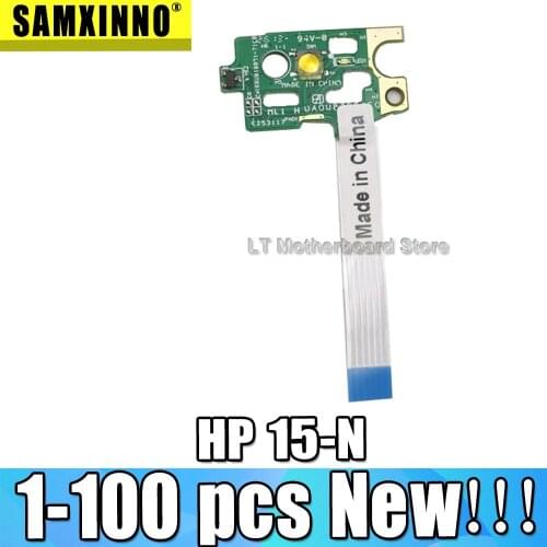 1-100 PCS Akemy New Original For HP Pavilion 15-N 14-N 15-F Series Power Button Board DA0U83PB6E0 w/ Ribbon 732076-001