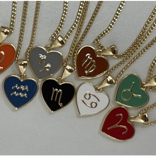 PEZDEMAR Women's Pendants Zodiac Signs
