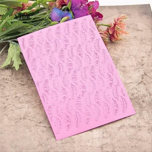 Easter plastic feather template craft card making paper card album wedding decoration Embossing folders