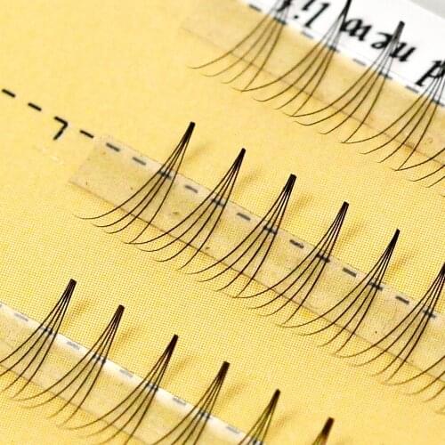 Grafting World Brand 4D Individual Eyelash Soft Black Russia Cilia Volume Eyelash Extensions for Professional and Personal Use