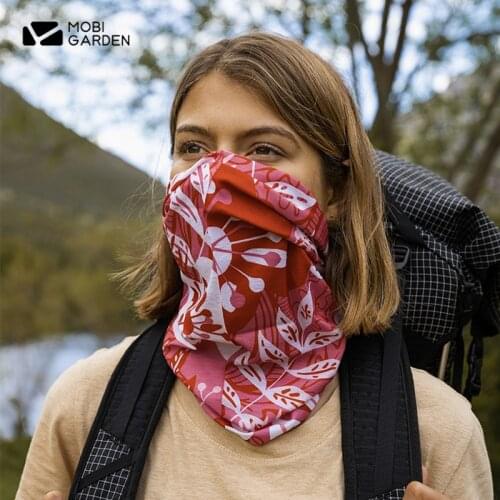 MOBI GARDEN Fashion Multi-Function Outdoor Headscarf Hiking Cycling Camping Neckerchief Face Cover Sports Elasticity Hair Band
