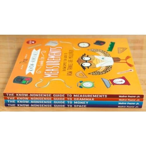 6-12 year 4 book/set The Know-Nonsense Children English picture book Common sense guide Interesting science popularization