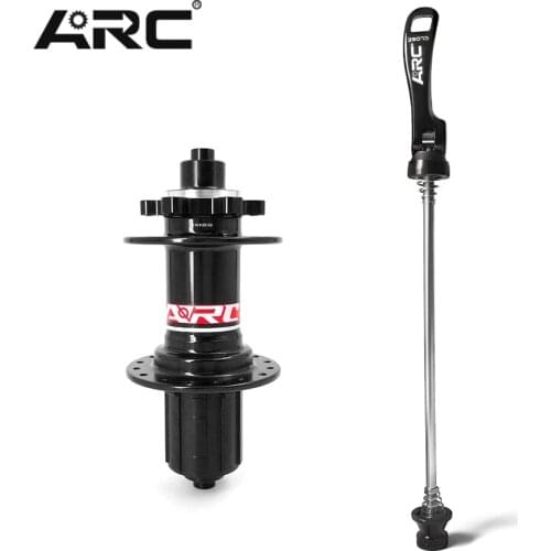 ARC REAR BIKE HUB SHIMANO 8 9 10 11 SPEED FOR MTB MOUNTAIN BICYCLE HUB 32H SKEWER THRU 10MM 135MM 12MM 142MM DISC HUBS PARTS