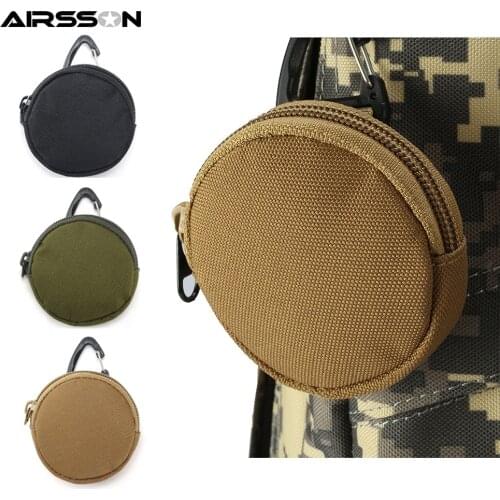 Tactical Wallet Pouch Military EDC Waist Bag Mini Key Holder Coin Purses Pouch Zipper Small Pocket Outdoor Travel Accessory Bags