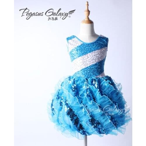 Girls Tutu Dancing Costume Kids Modern Jazz Ballet Dance Tutu Ballerina Girls Ballet Dress Leotard Stage Dress B-6363