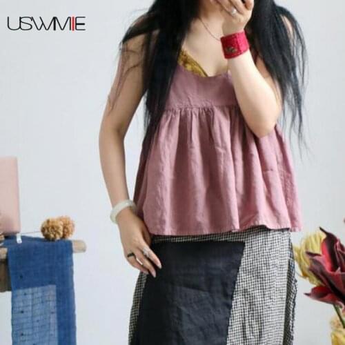 Блузки без рукавов USWMIE China At AliExpress