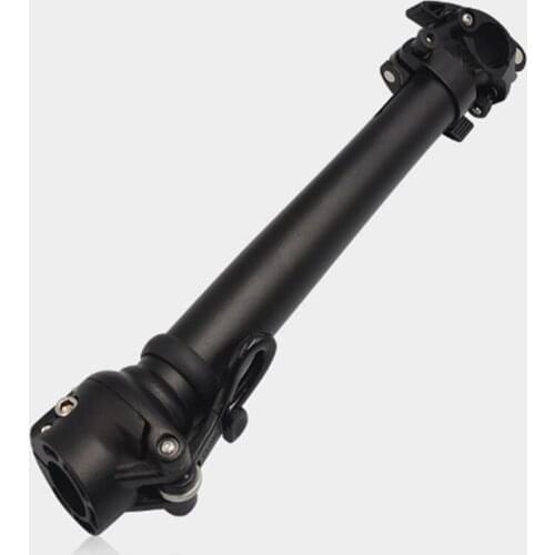 Handlebar Vertical alMuinum Alloy Left Folding Riser For Folding Bicycle Height Adjustable Handlebar Riser 25.4 for electric veh