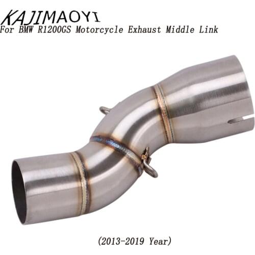KAJIMAOYI Motorcycle Exhaust Muffler Middle Pipe Connector Adapter Fit for BMW ADV R1200GS without Exhaust