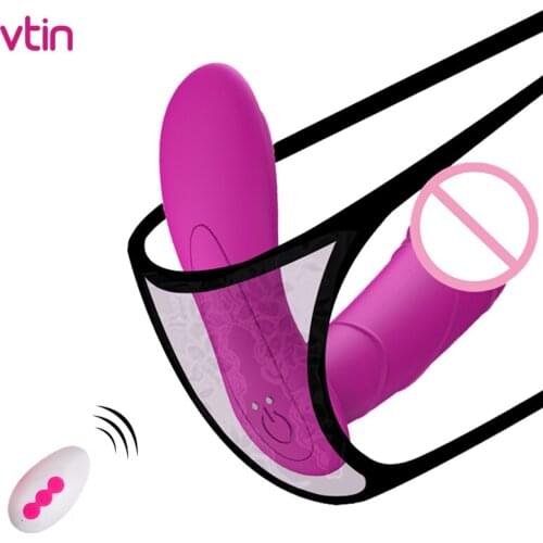 Wireless Panties Vibrator For Women Dildo Sex Toys Clitoris Stimulator Wearable Panties Vibrator Sex Toys For Women