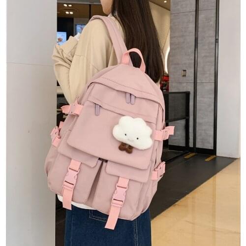 Silid Color Women Backpack Large Capacity Female Shoulder School Backpacks for Teeangers Cute Travel Bags Ladies Ruckpack New