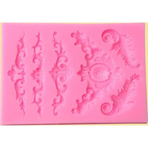 1Pc Silicone Flower Pattern Mold Mat 3D Lace Embossing Mold Fondant Cake Decoration Sugar Craft Baking Pastry Cake Tools