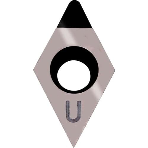 2PCS DCGT11T302 DCGT11T304 DCGT070204 Diamond PCD CBN CNC lathe Blade High hardness High finish insert lathe turning cutter Tool