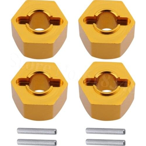 4Pcs 12mm Aluminum Wheel Hex Hub Nut Mount For HPI WR8 Flux Rally Ken Block 3.0 107876