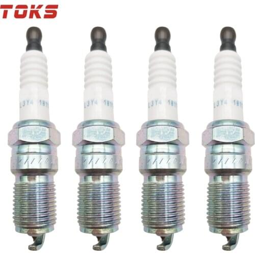 TOKS 4PCS/lot Iridium spark plugs L3Y4-18-110 ITR6F-13 FOR MAZDA 3 6 FIESTA FOCUS MONDEO VOLVO S40 V40 C30