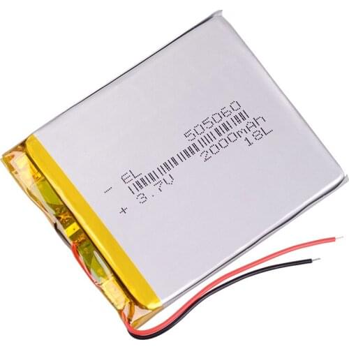 505060 3.7V 1500mAh Rechargeable Li-Polymer Li-ion Battery For Onda mp4 OPPO S39 PDA GPS navigation DVR mobile power 055060