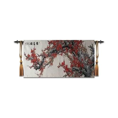 Belgian tapestry 80*158cm modern Chinese style simple auspicious meaning living room background Wall blanket