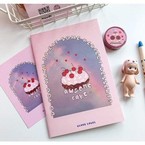 Korean Ins Universal Notebook DIY Scrapbook Happy Girl Junk Journal School Supplies Office Supplies Notebook