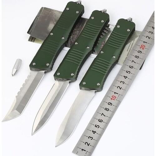 Combat Straight Knife double action Hellhound D2 Tactical Folding Pocket Fixed Blade Knife EDC Knife