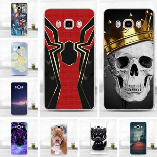 For Funda Samsung Galaxy J7 2016 Case J710 J710F J710H Painted Soft Silicone Protective For Capa Samsung J7 2016 Cover Cute Case