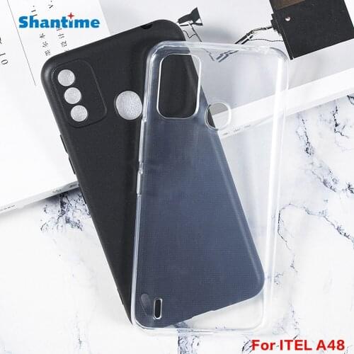 For ITEL A48 Gel Pudding Silicone Phone Protective Back Shell For ITEL A48 Soft TPU Case