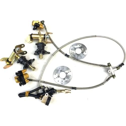 DIY GO KART KARTING ATV UTV Buggy Disc Brake Steering Knuckles Spindles 7.8CM Wheel Hub Flanges With Brake Pumps