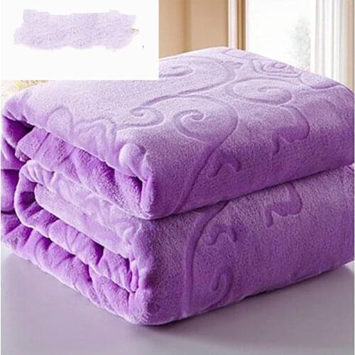 Double Coral Fleece Blanket for Bed Lamb Flannel Blanket Quilt Winter Warm Bedspread Bed Cover Sofa Throw Blanket Drop Shipping