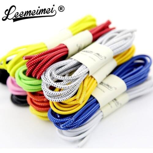 16 Color Fashion Unisex Women Men Athletic Running Lock Shoelaces lazy Elastic Shoe Lace All Sneakers Fit Strap
