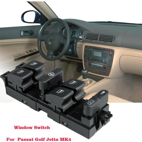 Window Panel Master Switch Press For VW Passat Golf Jetta MK4 B5 B5.5 1998-2004 1J4 959 857D 1J4959857B