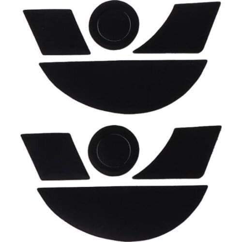 LX9B 2 Sets 0.6mm Mouse Skates Mouse Stickers Pad for razer Naga 2014 Mouse