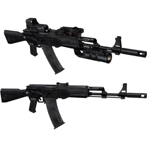 Ak74 Ak103 Rifle Paper Model Weapon Firearms 3D Hand-crafted Drawings Military Jigsaw Puzzle