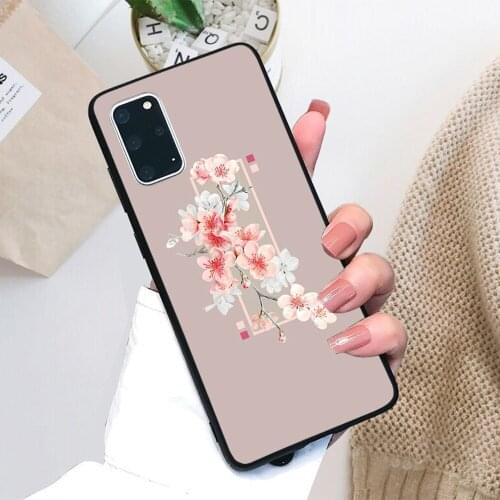 For Samsung Galaxy Shawn Mendes Festival Tour Floral Design Soft TPU Black Border Samsung Galaxy Case