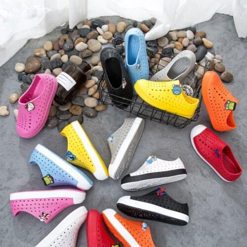 Eva Summer Shoes Children Sandals Slip On Hole Garden Shoes 2021 New Light Holiday Baech Sandals for Children