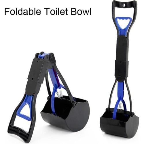 Long Handle Pet Pooper Scooper Dog Cat Poop Scoop Waste Picker Dogs Accessories Pets Supplies Traveling Outdoor Cleaning Tools