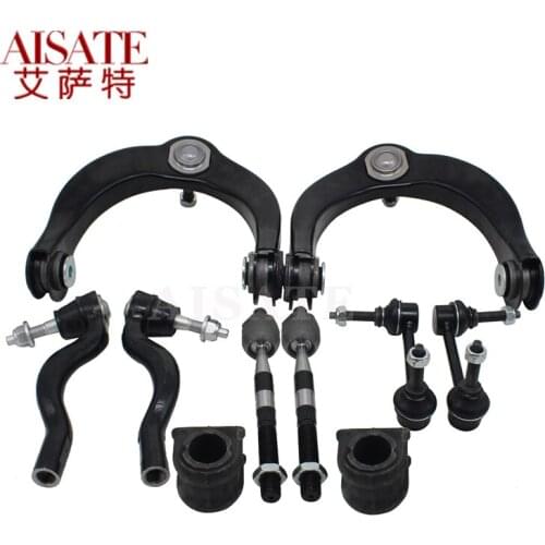 10pcs/set For Jeep Grand Cherokee 2011-2015 Front Upper Control Arms Tie Rod End Stabilizer Bar Links Steering Tie Rod