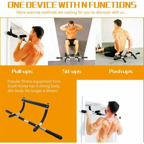 Heavy Duty Doorway Chin Up Pull Up Bar for Home Gym Workout Fitness Exercise